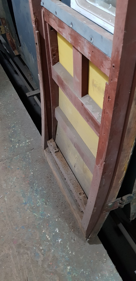 showing inside of door frame 1
